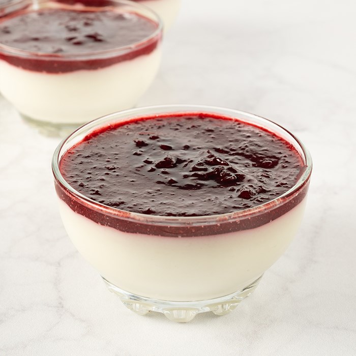 Pudding with KadayifSliced